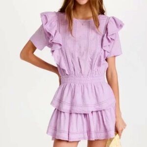 LoveShackFancy Natasha Heritage Mini Dress